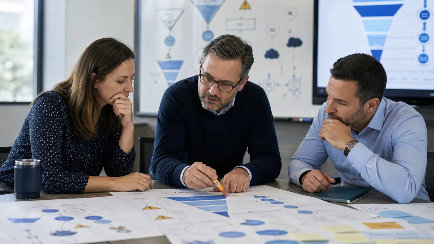 Higher-education marketing team challenging attribution assumptions